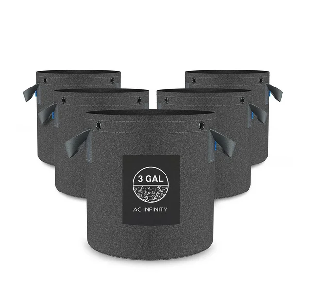 AC Infinity wiederverwendbare Stofftopfe 11L 5er-Pack