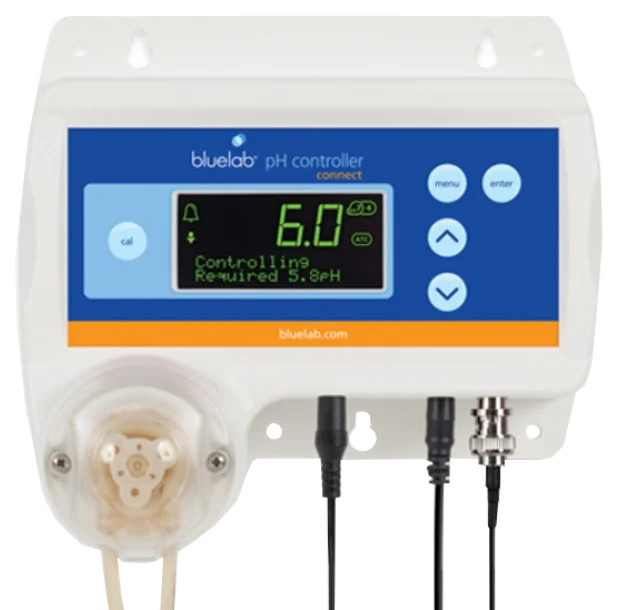 BlueLab pH-Controller Connect Monitor mit Dosierpumpe
