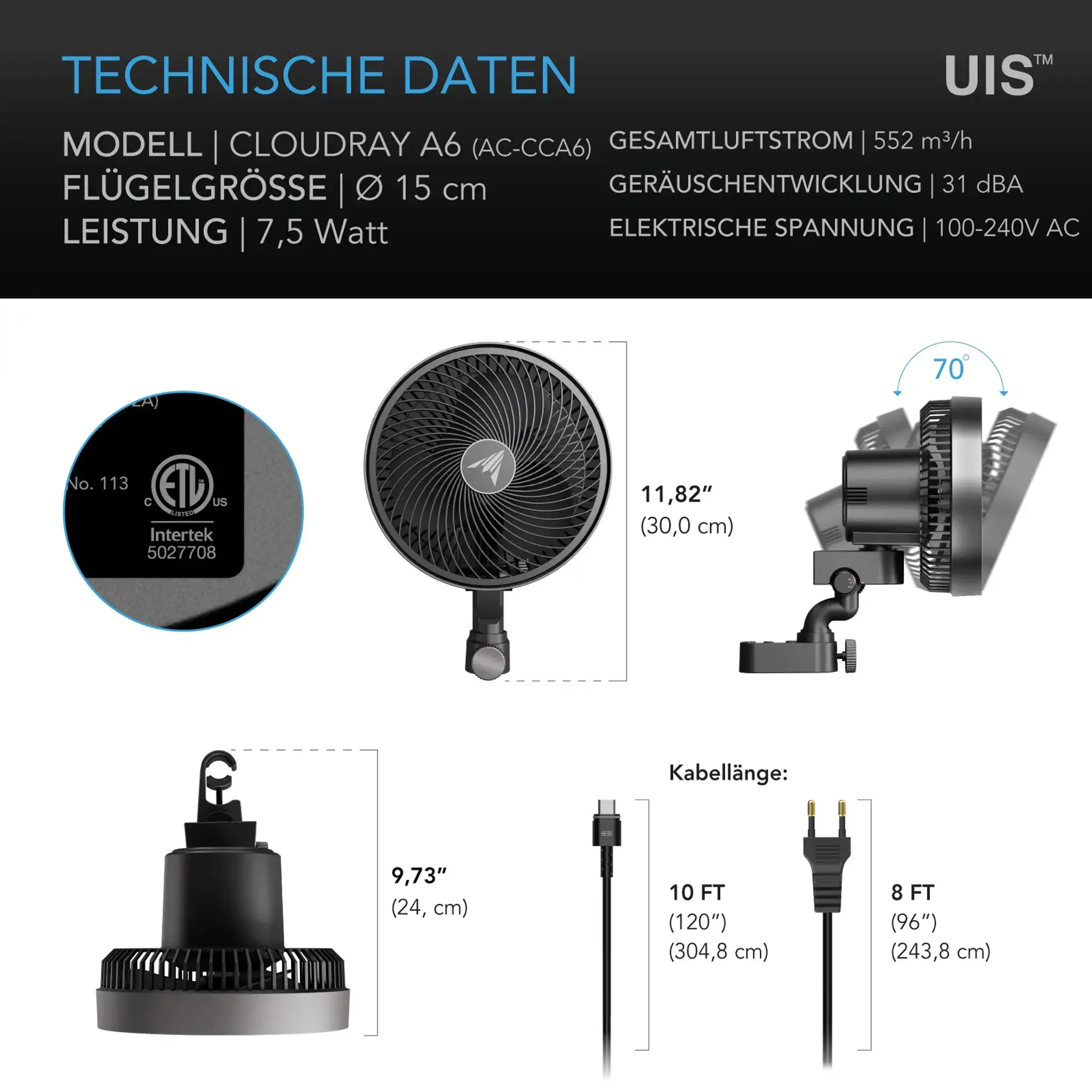 AC Infinity CLOUDRAY A6 Details 5