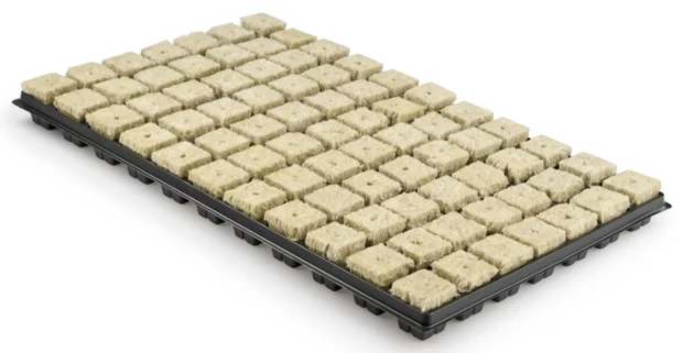 Grodan Anzuchtmatte mit Plastikuntersatz 77 Stück Details 1