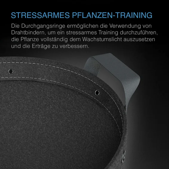 AC Infinity wiederverwendbare Stofftopfe 19L 5er-Pack Details 3