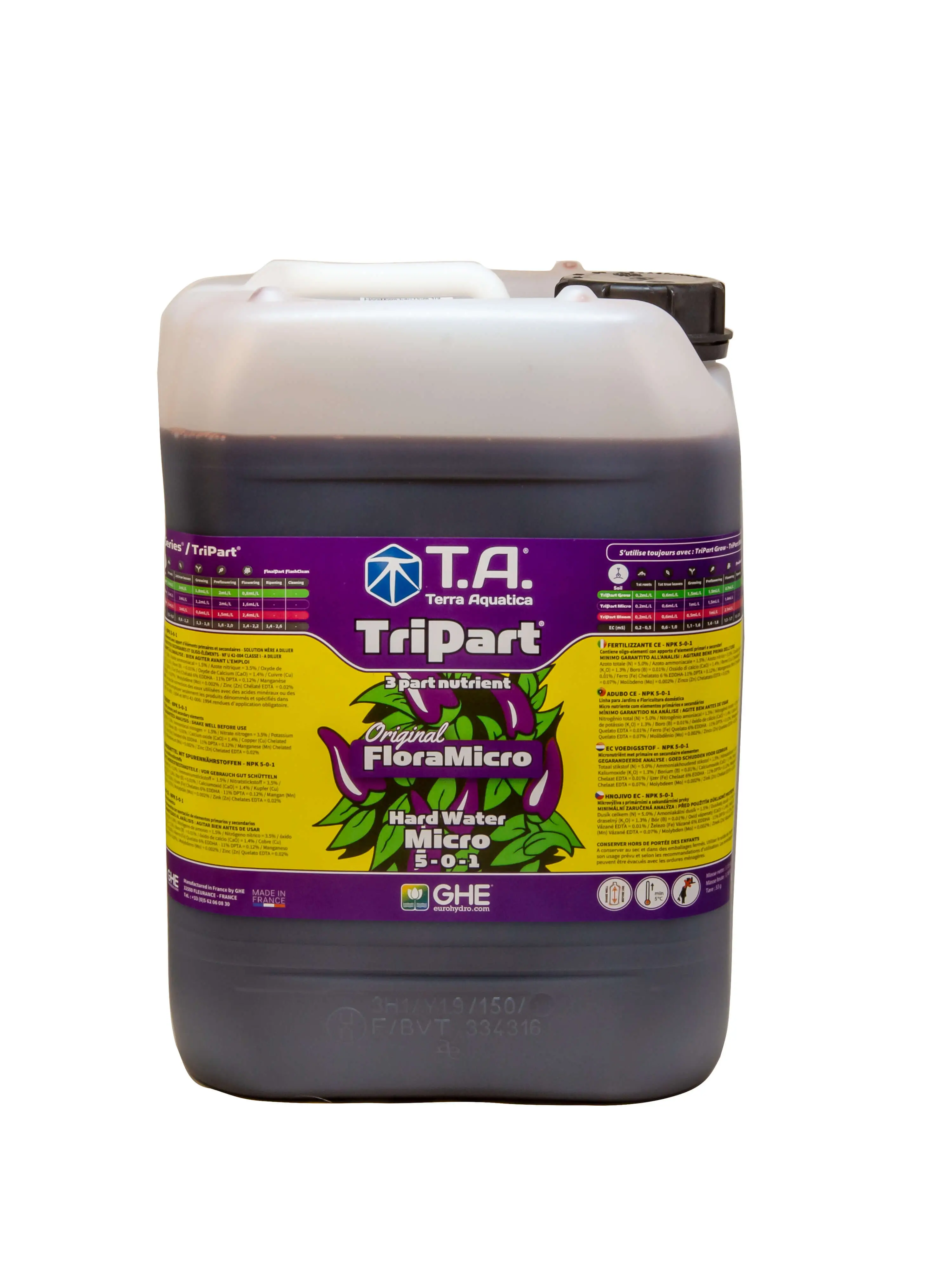T.A TriPart Micro HardWater 10L