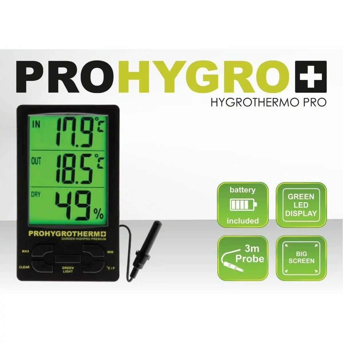 GHP Hygrothermo Pro Thermo- Hygrometer Details 1