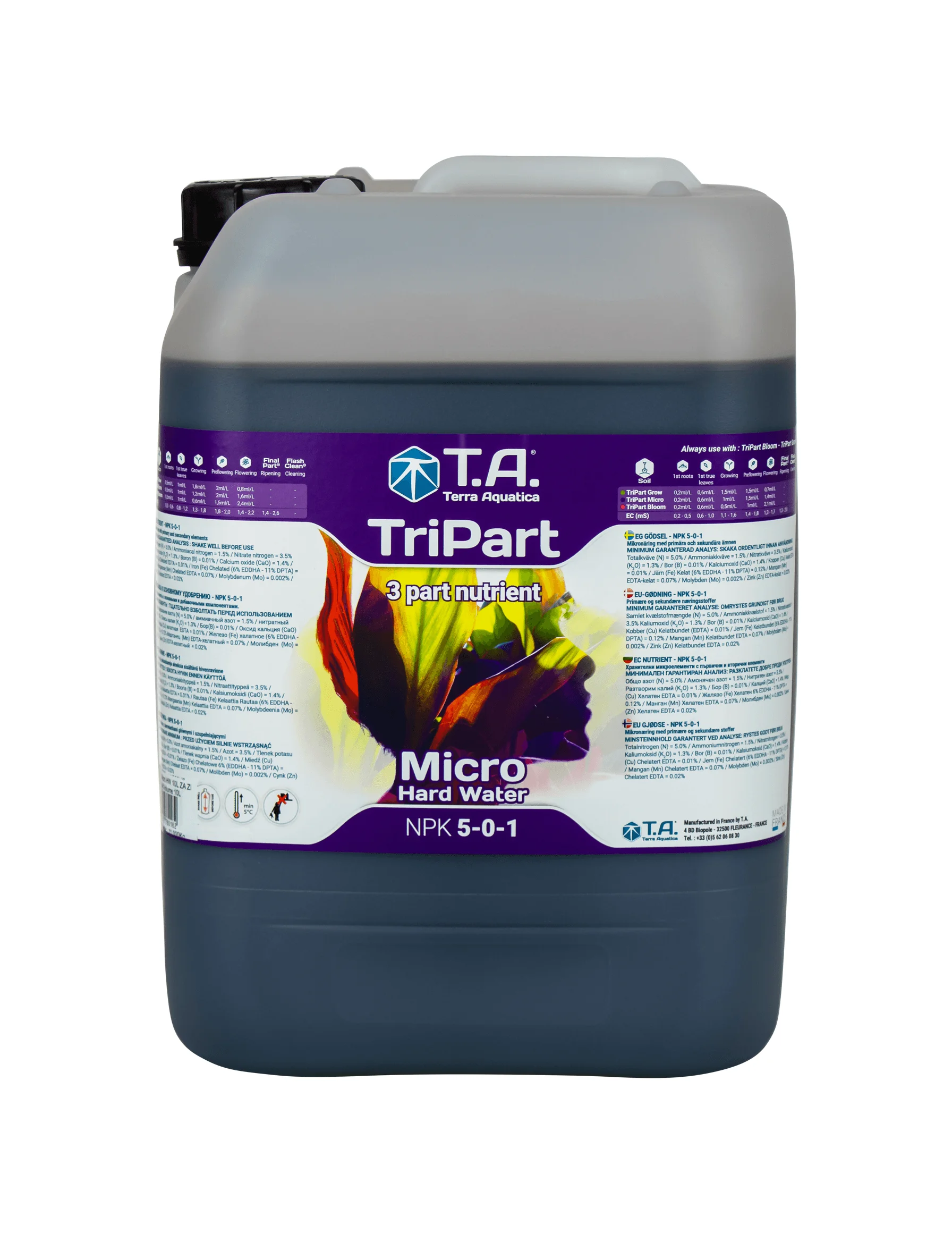 T.A TriPart Micro HardWater 10L