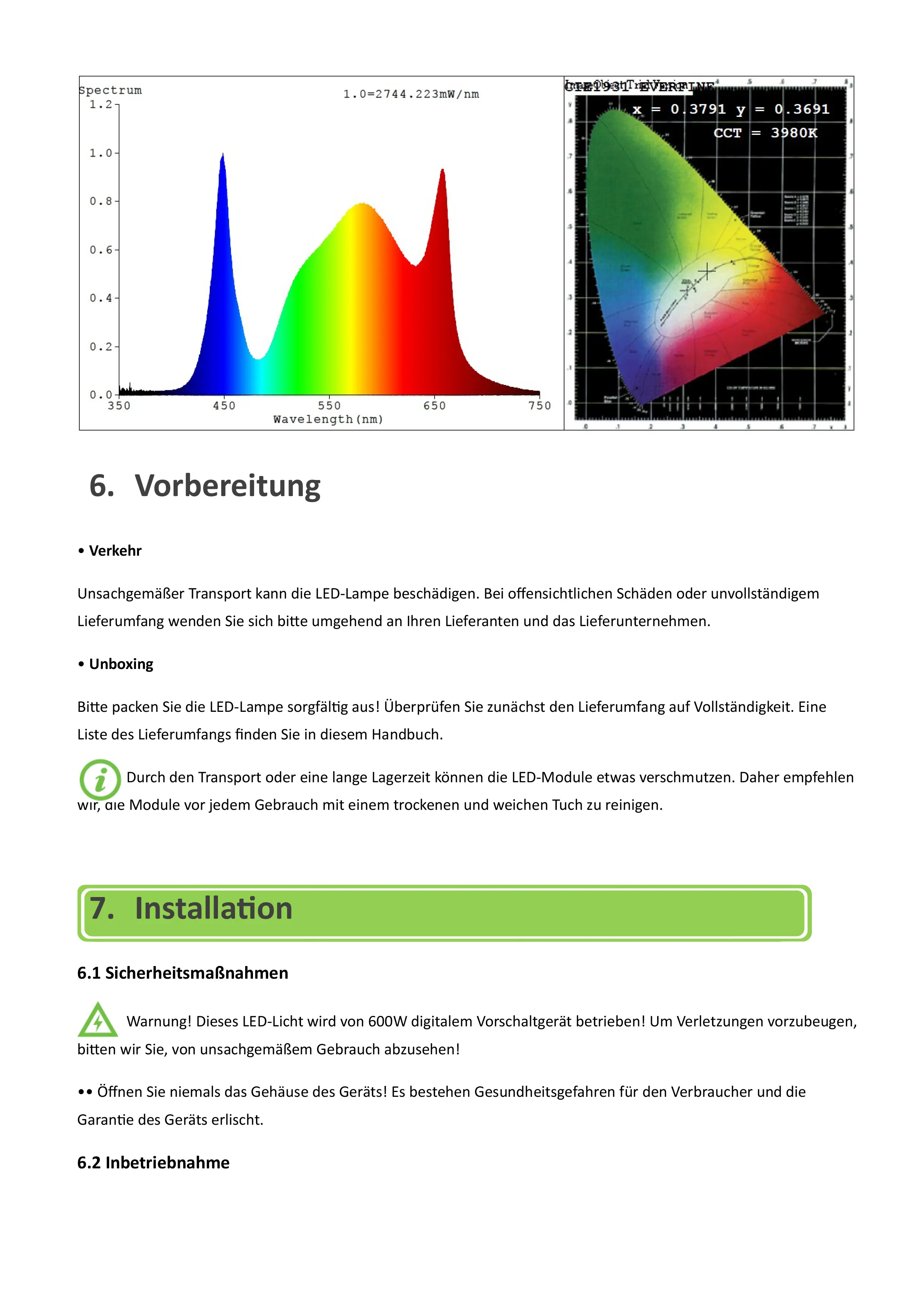 660WCaluma LED Dokumentation 6