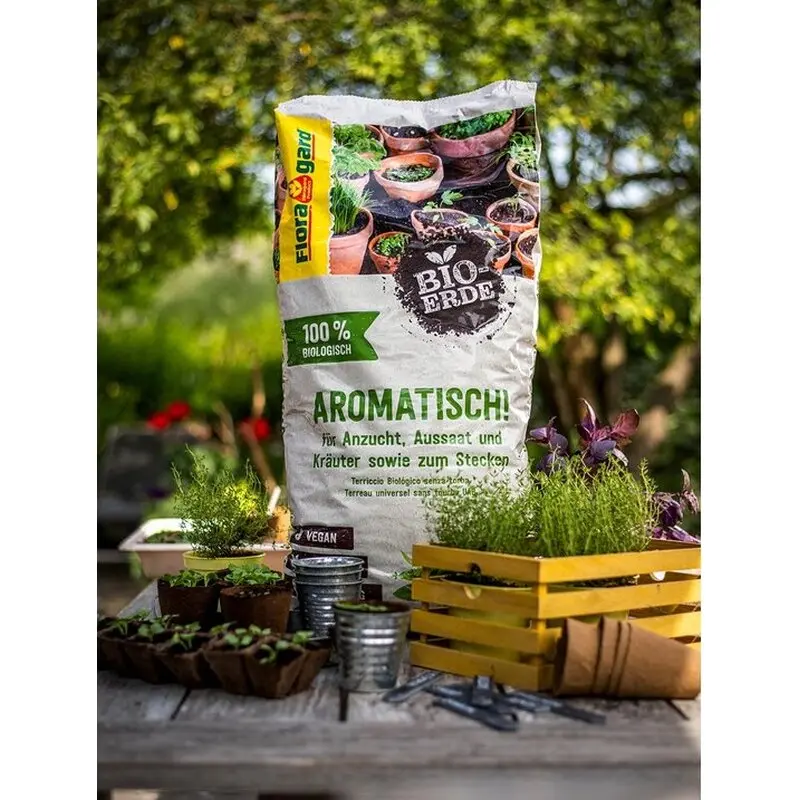 Floragard Bio-Erde Aromatisch 3L Detail