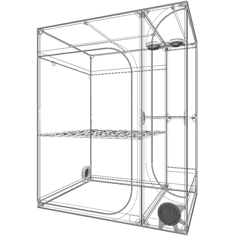 Secret Jardin Dark Room Lodge 160 Rev.4.0 160x120x198cm Details 1